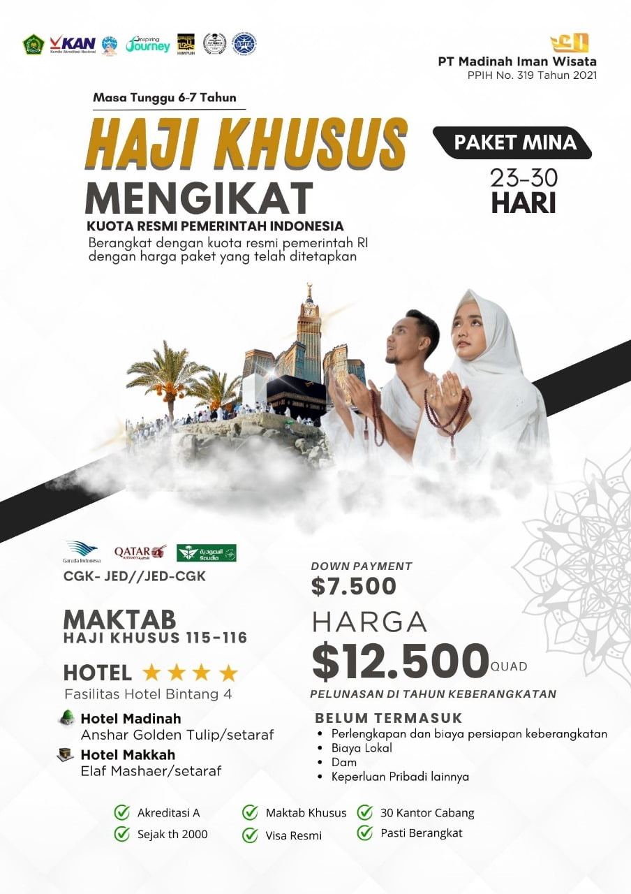 Paket Umroh Paket Umroh Plus Turki Demak 2026 - 12 Hari Mulai Rp 35.000.000 - Madinah Iman Wisata